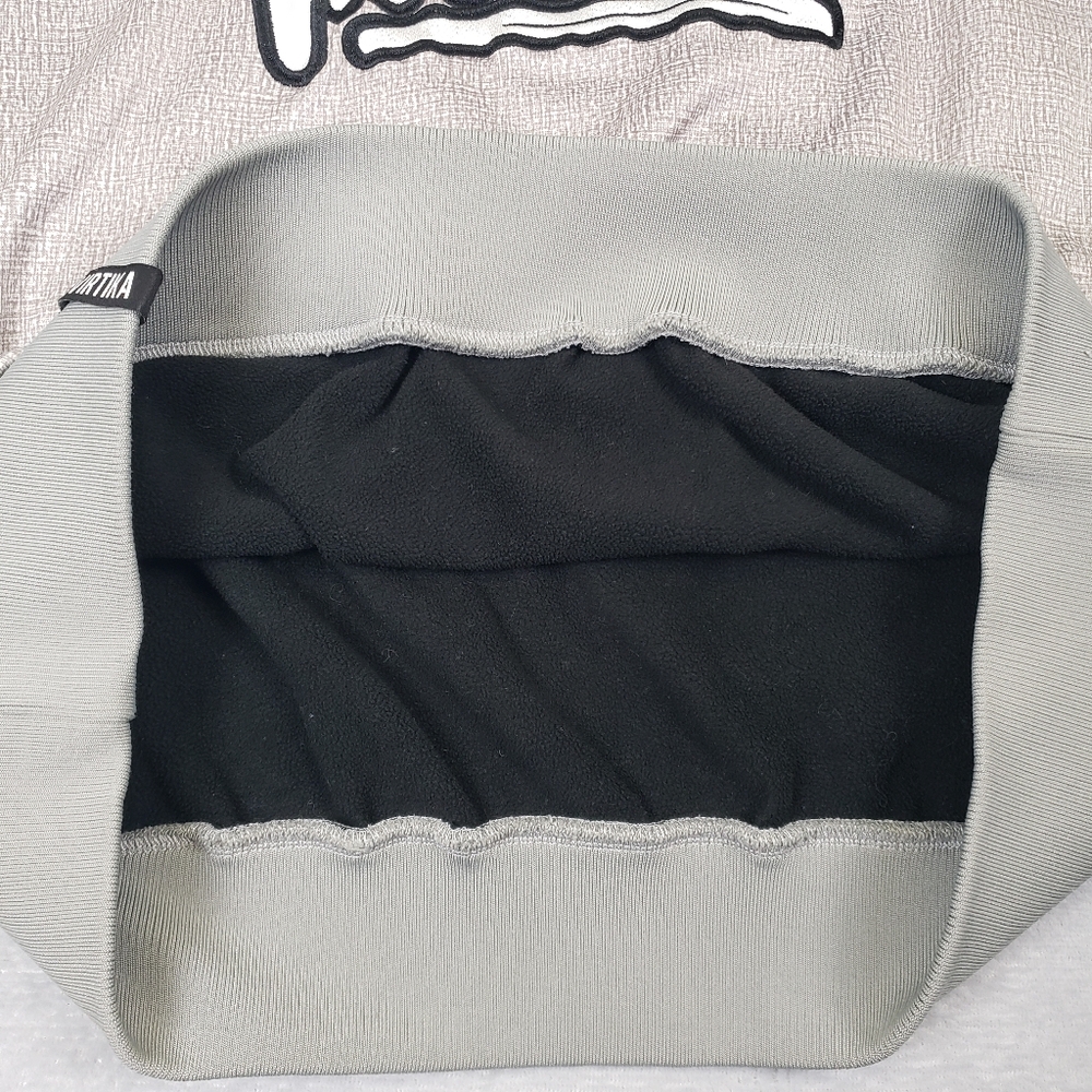 Virtika Silver Script Logo Snowboarding Ski Fleece Lined Crewneck Sweater Men L - Picture 7 of 12